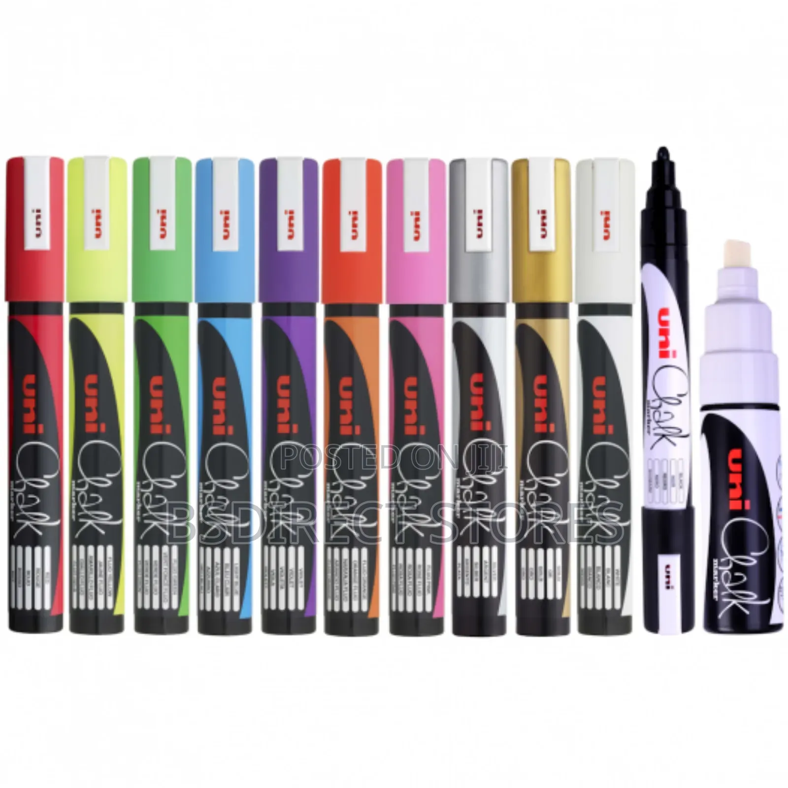 Uni-Ball Chalk Paint Marker Assorted Water Resistant 12pk