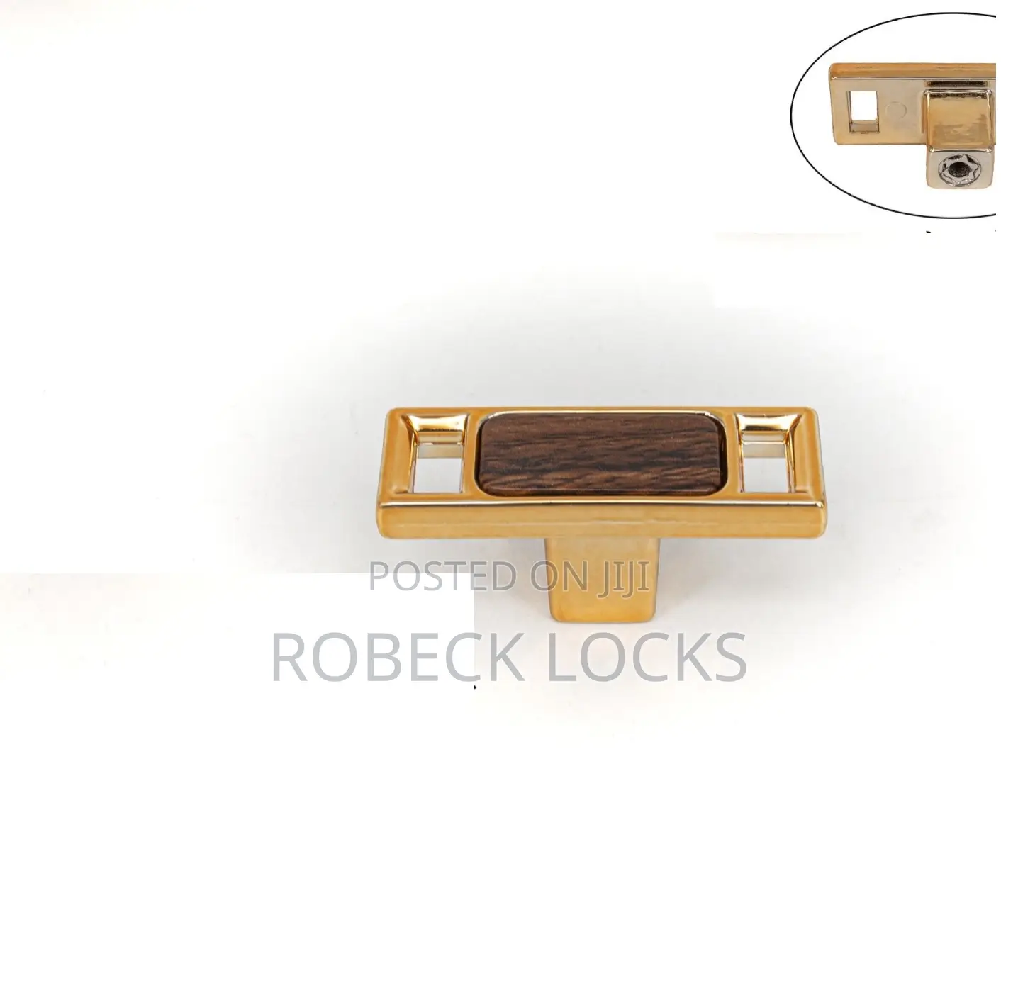 Wenge Rectangular Cabinet Knobs
