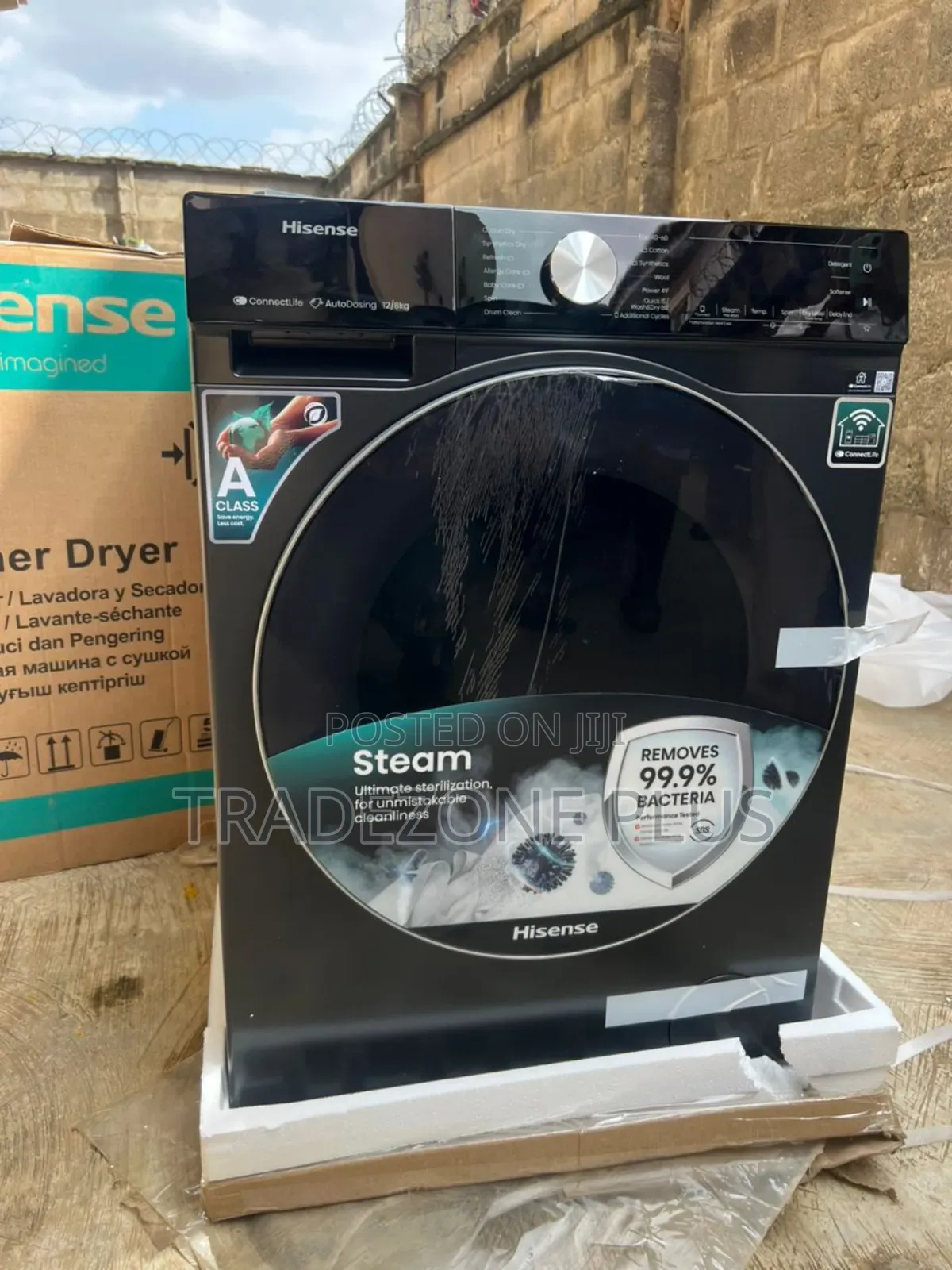 Hisense 12kg Automatic Washing Machine With Multiple Program