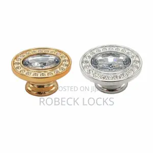 Oval Crystal Cabinet Knobs