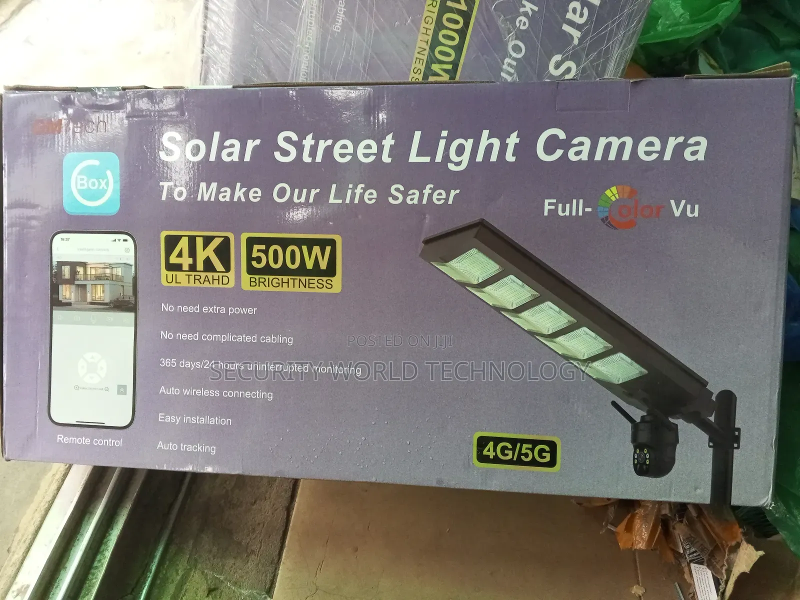 Solar Street Light With Camera 500w Ubox