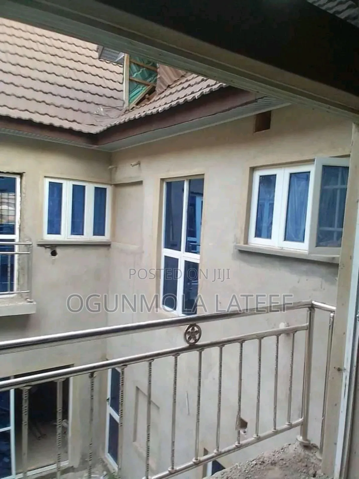 Aluminum Casement Window With Net and Burglary 3panel