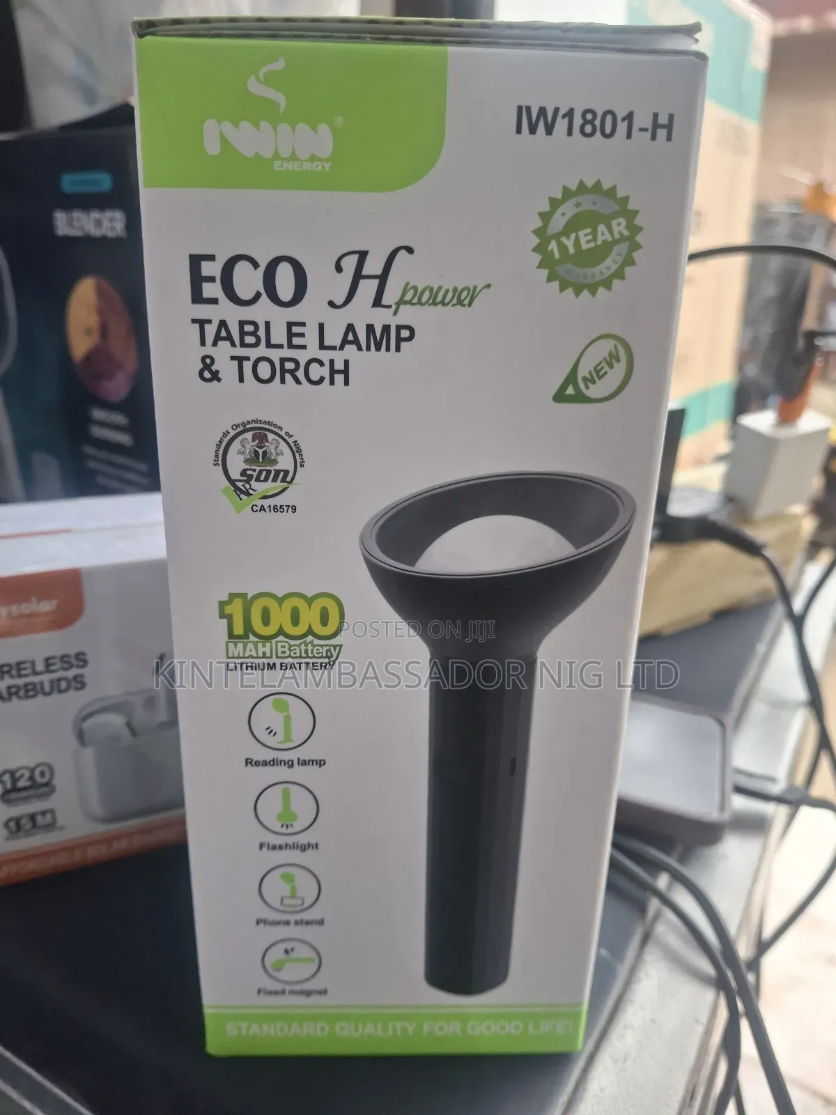 Iwin Hpower Table Lamp and Torch