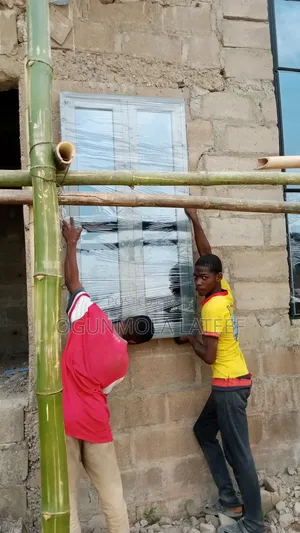 Aluminium Window Casement With Net and Burglary