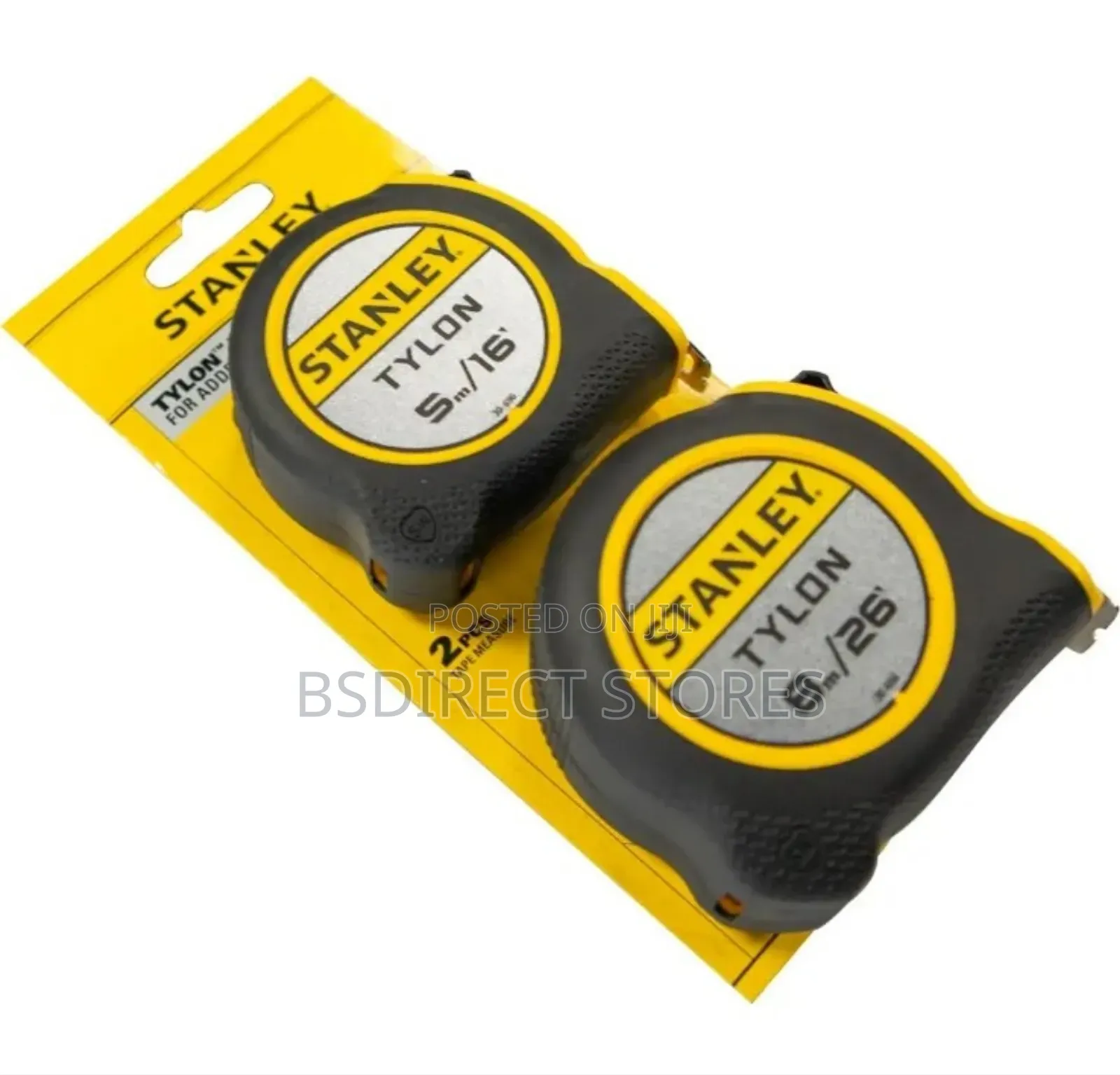 Stanley Tools Tylon Pocket Tapes Twin Pack 5m/16ft + 8m/26ft