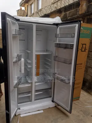 No Frost Hisense Side by Side Refrigerator -Black