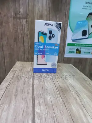 New Tecno Pop 8 64 GB Black