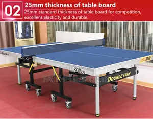 Standard Thickness Elasticity Table Tennis for Competition