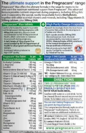 Pregnacare Max