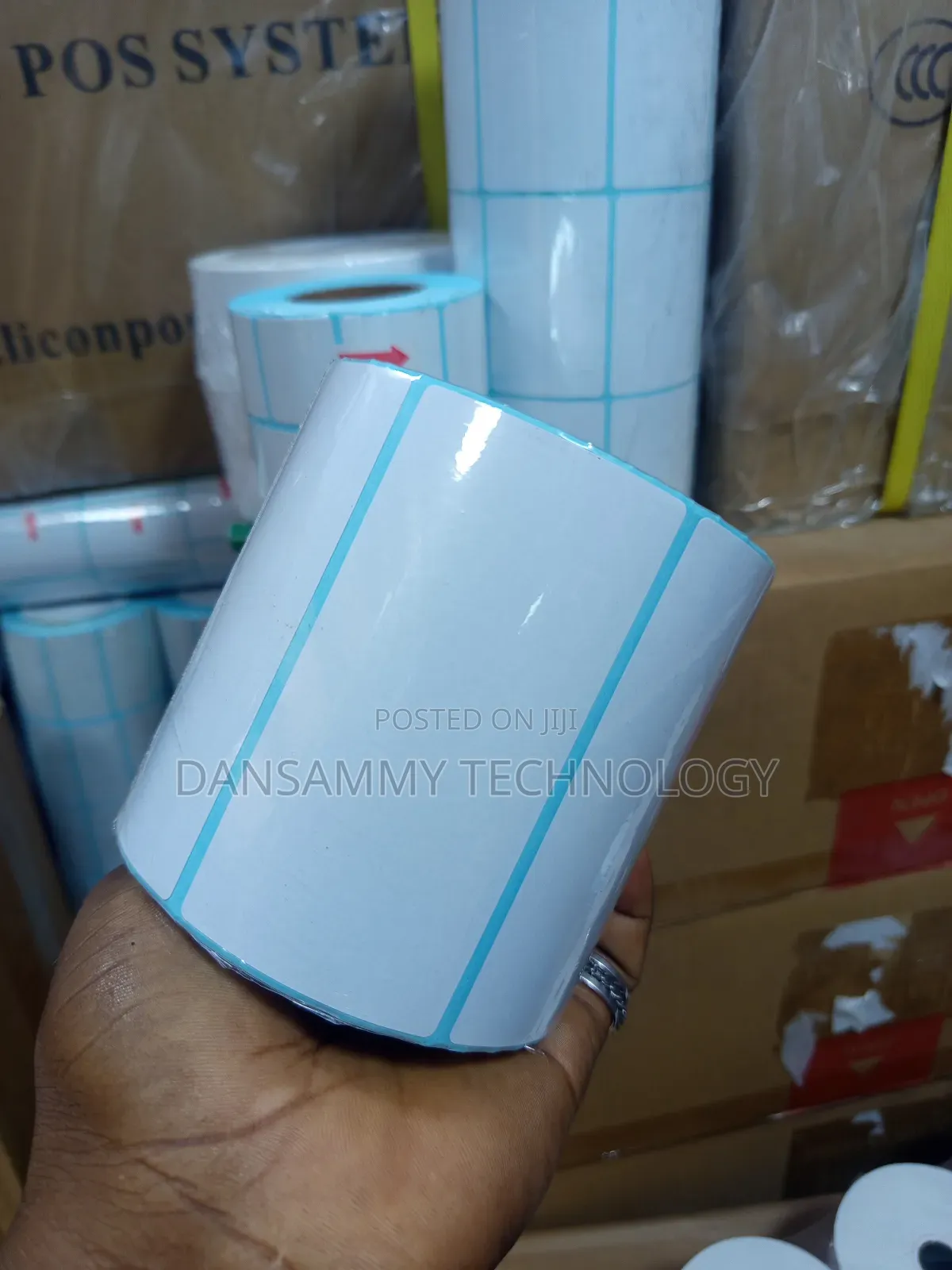 100*50mm Direct Thermal Barcode Label Sticker By 1000labels