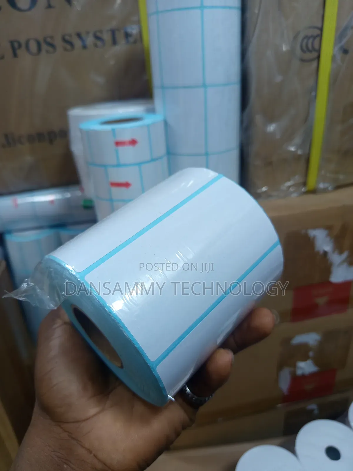 100*50mm Direct Thermal Barcode Label Sticker By 1000labels