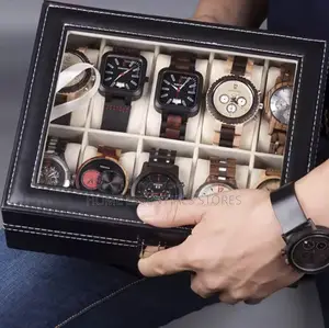 Photo - Luxury Leather Wristwatches Storage Box