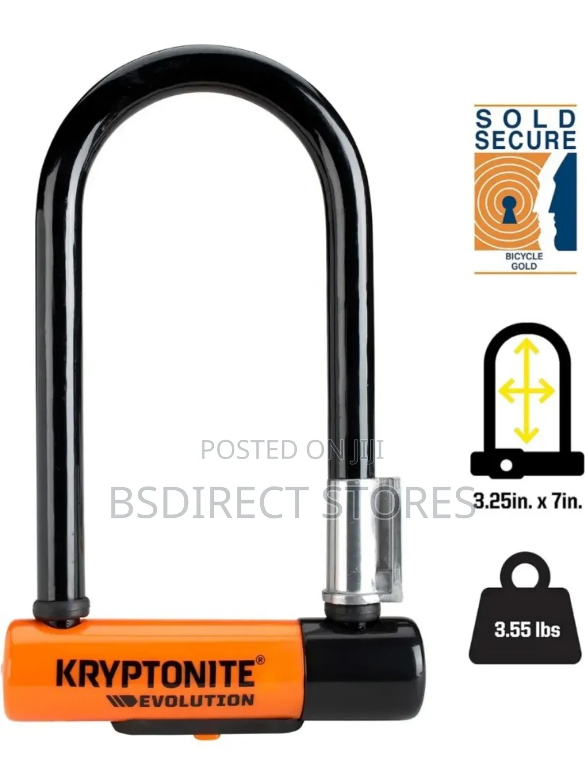 Kryptonite Kryptolok D Lock With 4 Foot Krytoflex Cable