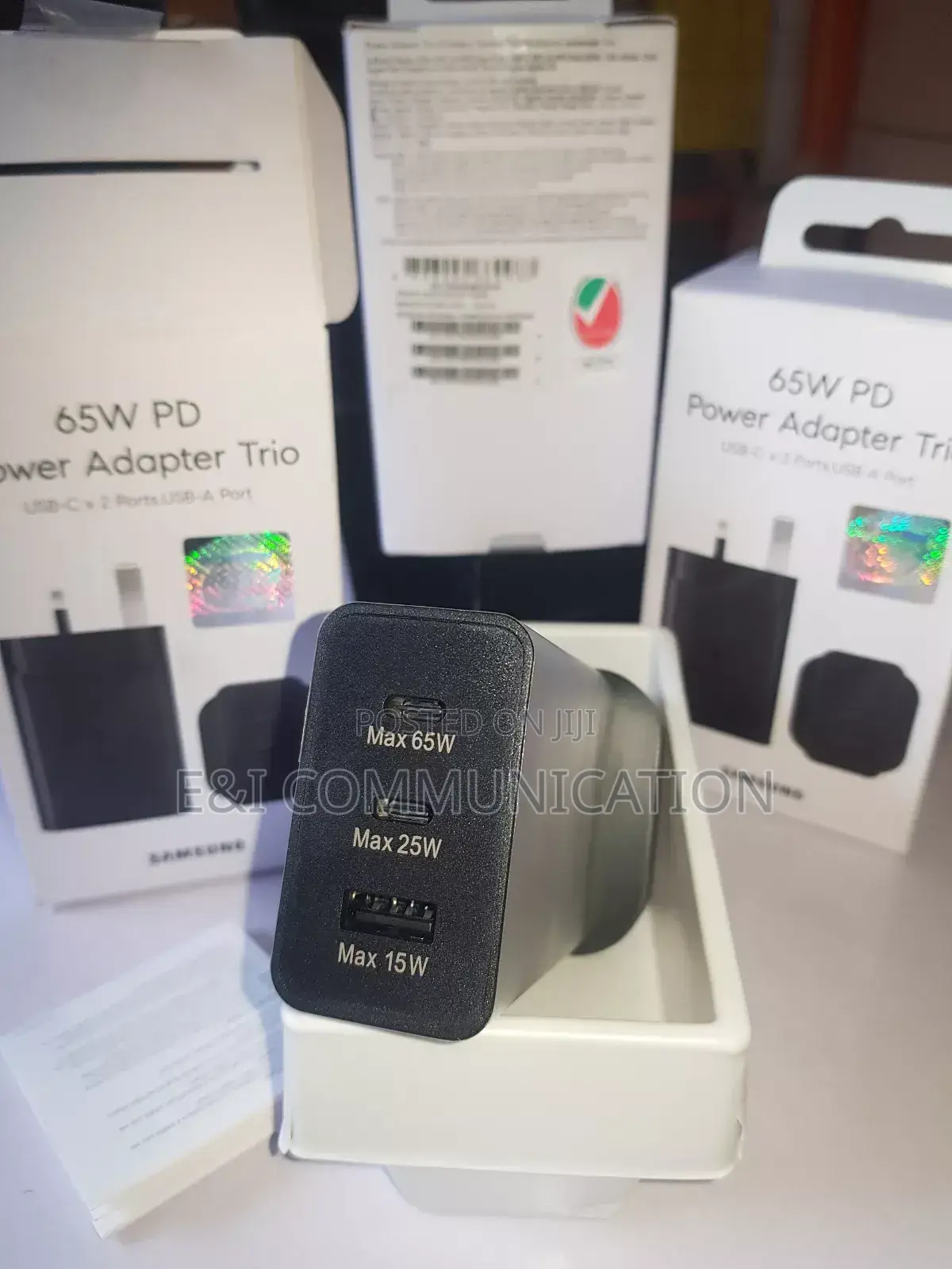 Samsung 65watts Power Adapter.