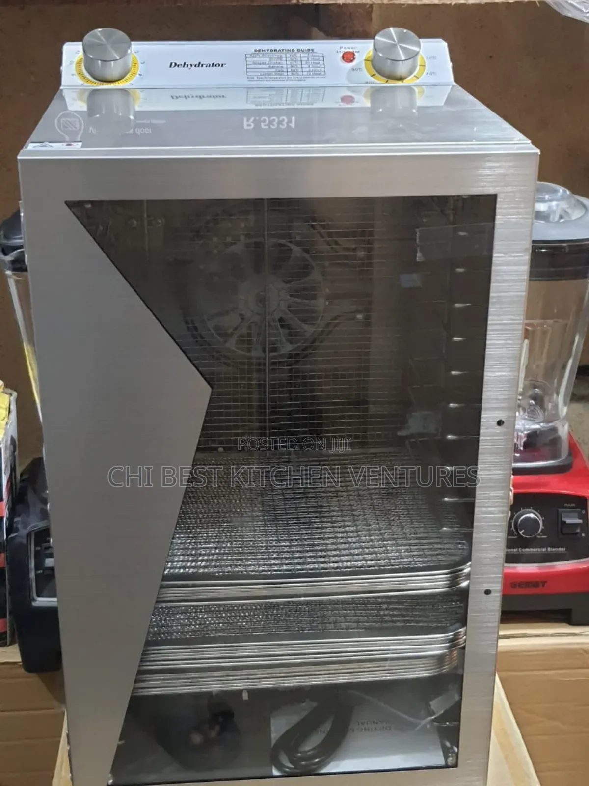 Industrial Stainless Dehydrator 18 Trays 800w