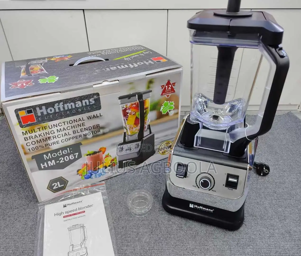 Hoffman Commercial Blender 2067