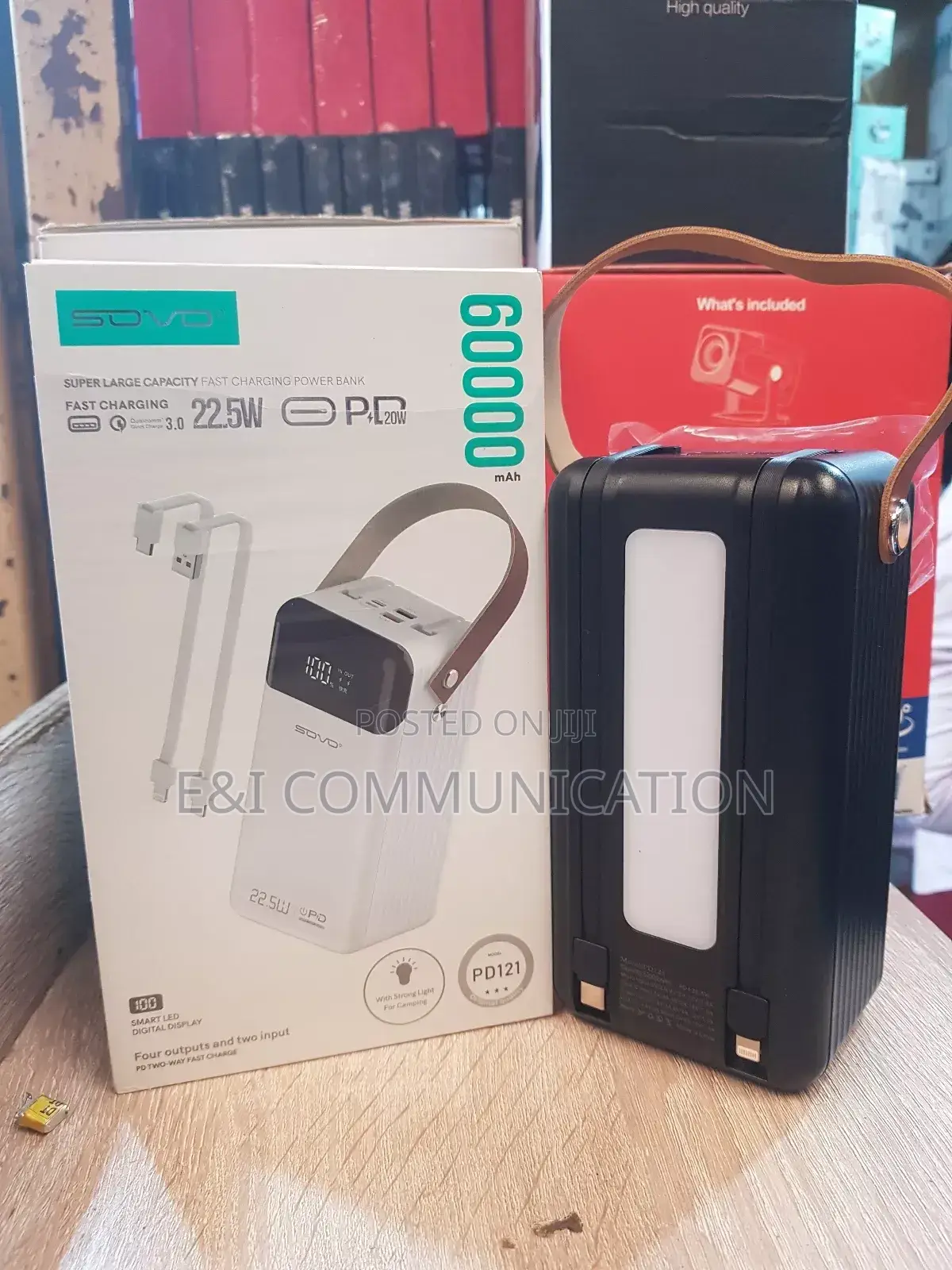 Sovo 60000mah Power Bank.
