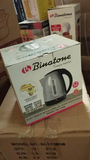 Binatone Kettle 1.7l 2200w Black Cej-1780