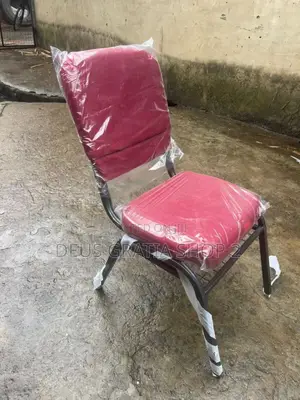 Church Chair With Basket and Pocket