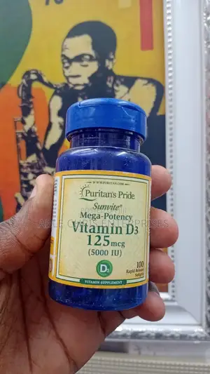 Mega-Potency Vitamin D3 125mcg (5000 Iu)