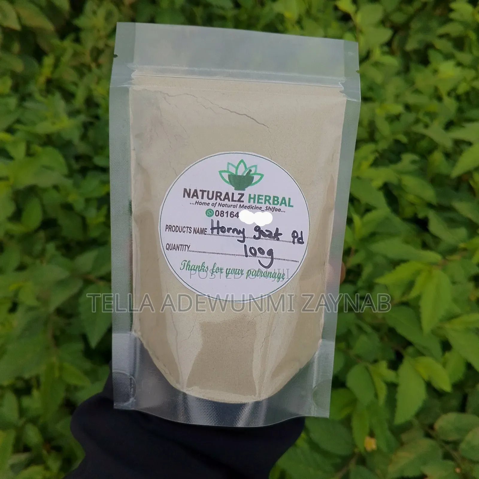 Horny Goat Weed Powder (100g)