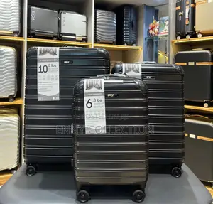 Set of 3 Light Weight Rubber Luggage Traveling Box