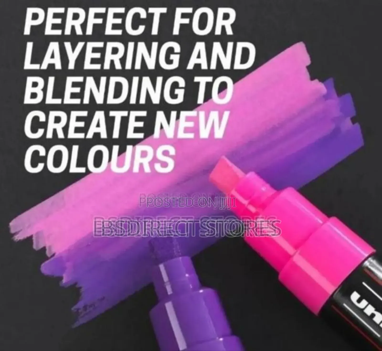 Posca 12 Piece Posca Blister Permanent Metallic/Neon Set