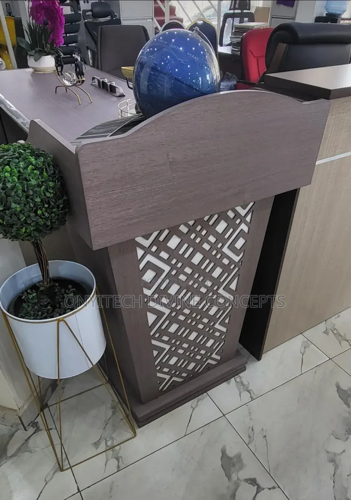 Modern Wooden Podium