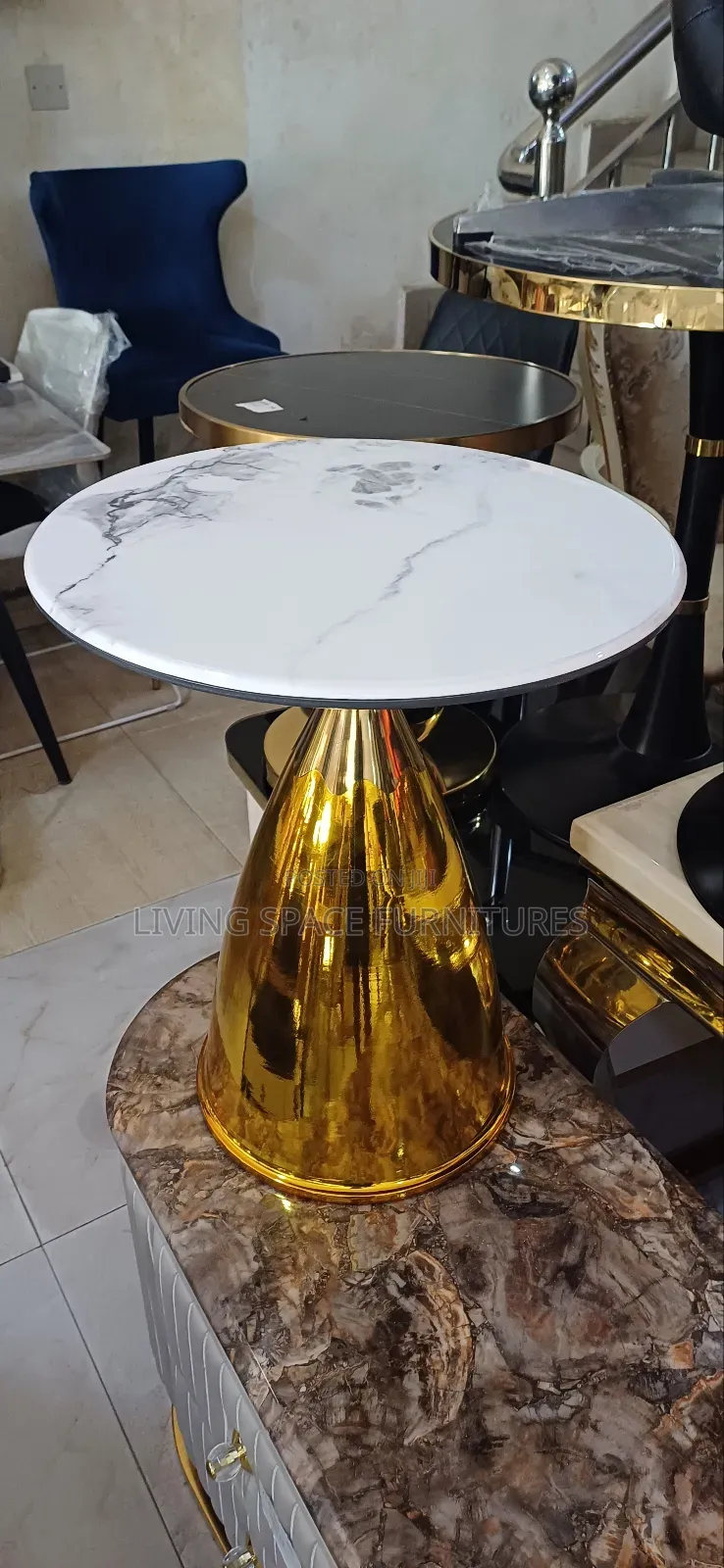 Brand New Marble Side Tables