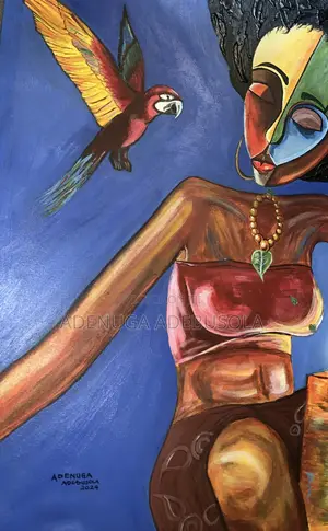 Wait (Acrylic on Canvas) 24x30 Inches