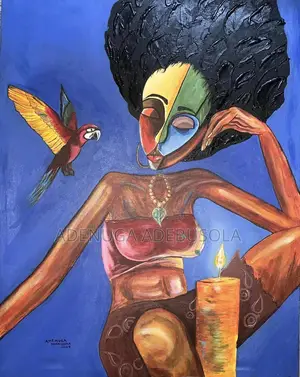 Wait (Acrylic on Canvas) 24x30 Inches