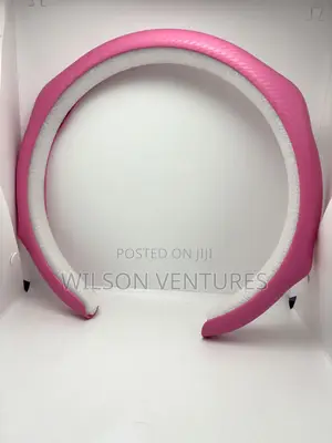 New Style Pink Color Car Steering Wheel Cover