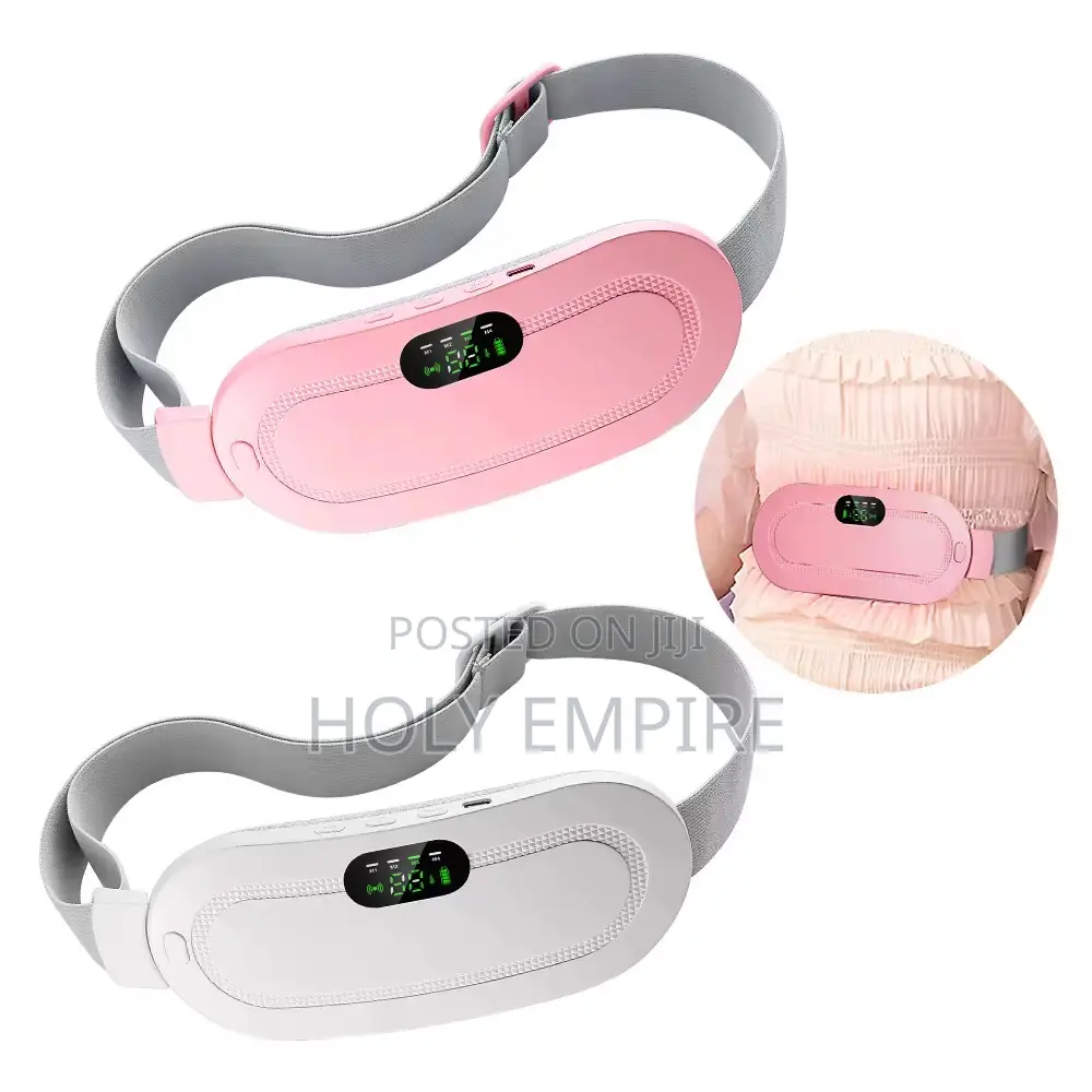 Cramp Massager Vibrating Heating Pad Belt For Menstrual