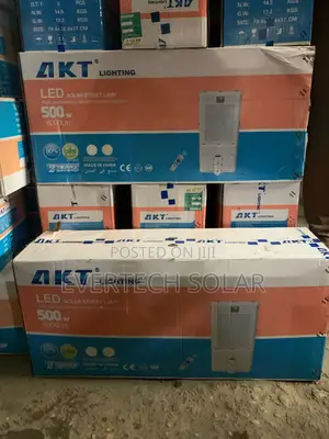 500 Watts Akt Solar Street Light. Shines Brighter