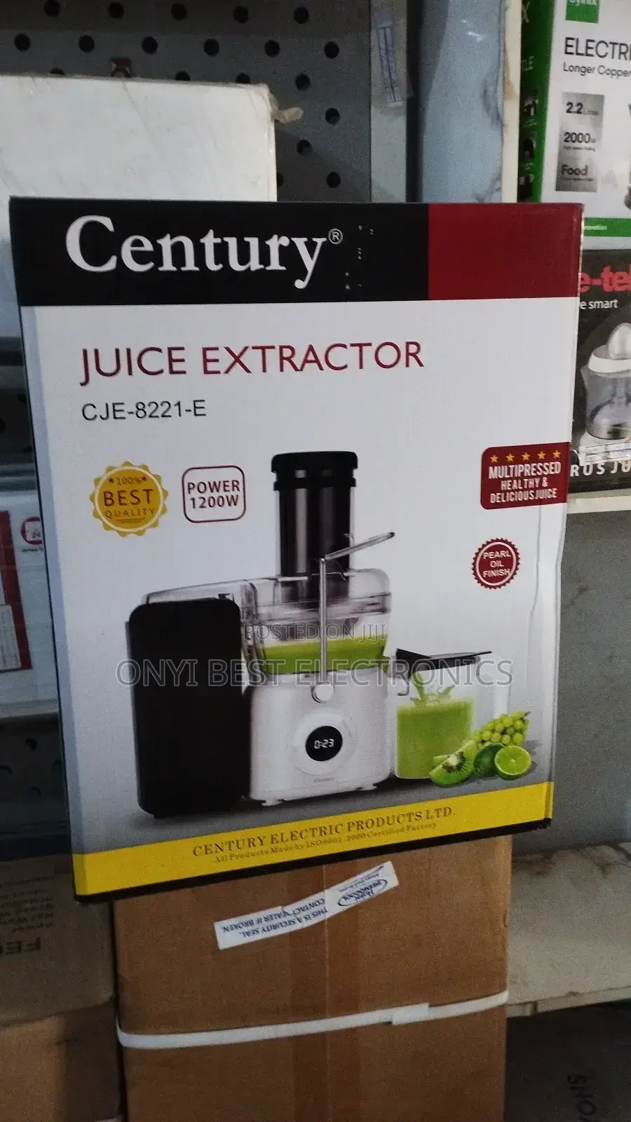 Century Powerful Juice Extractor Cje 8221-E