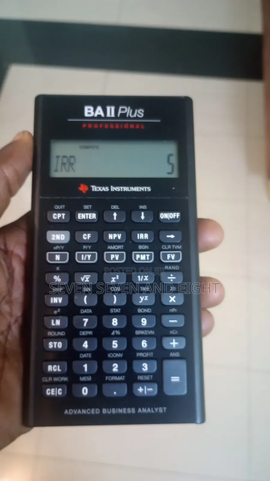 Ba Ii Plus Professional Calculator + Free Pouch