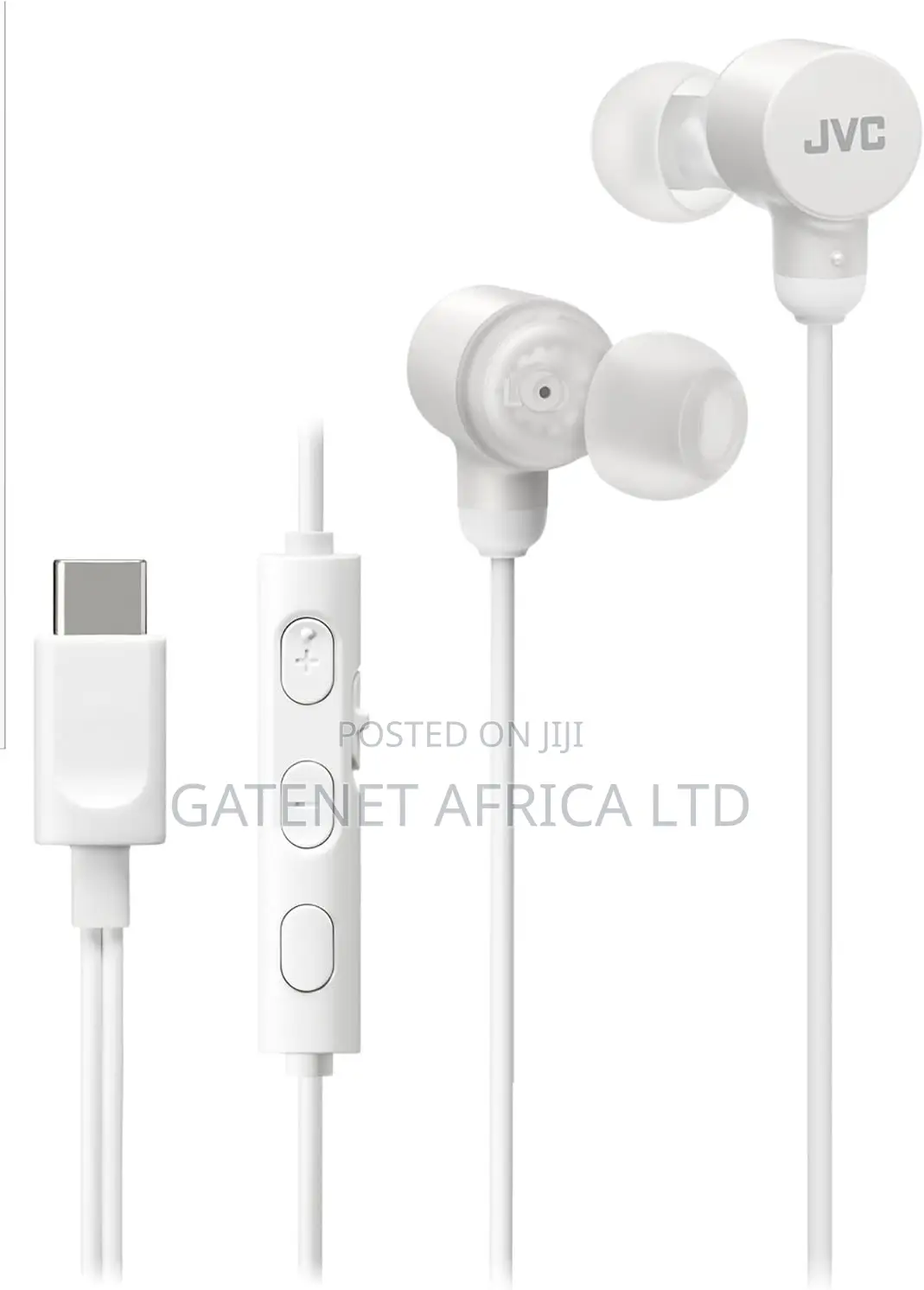 JVC Wired Usb-C Earbuds Earpiece Headset - Noise Isolation