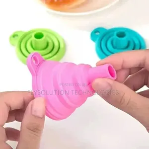 10pcs Silicon Foldable Funnel