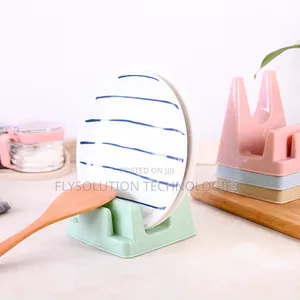 5pcs Multipurpose Antislip Pot Lid Rack Stand
