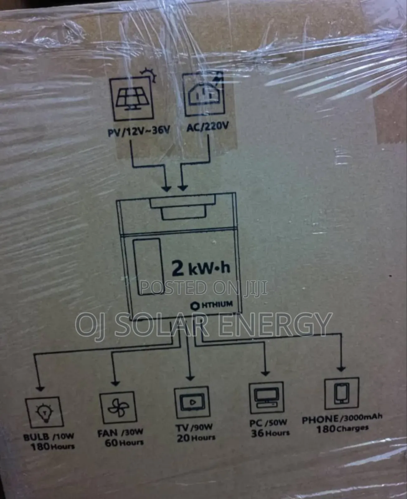 Hithiumhero 2000kwh Solar System/Generator