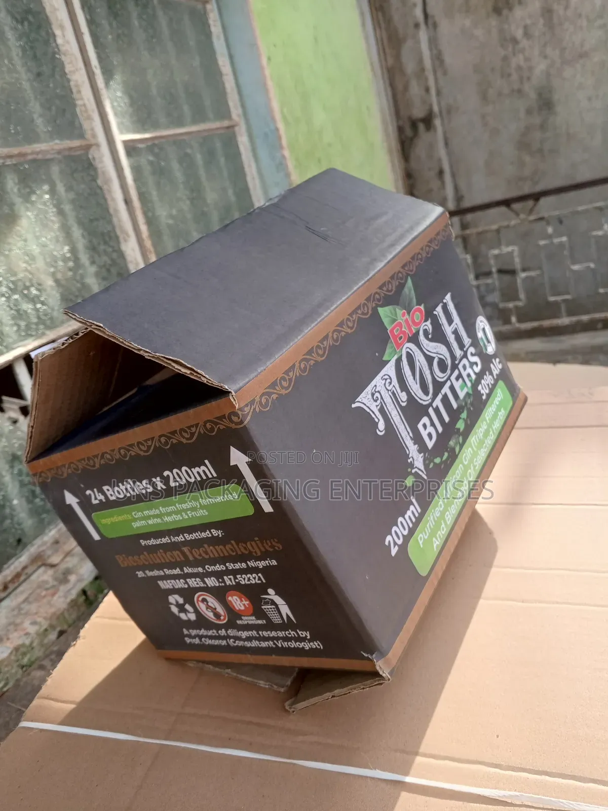 Bitters Carton Box