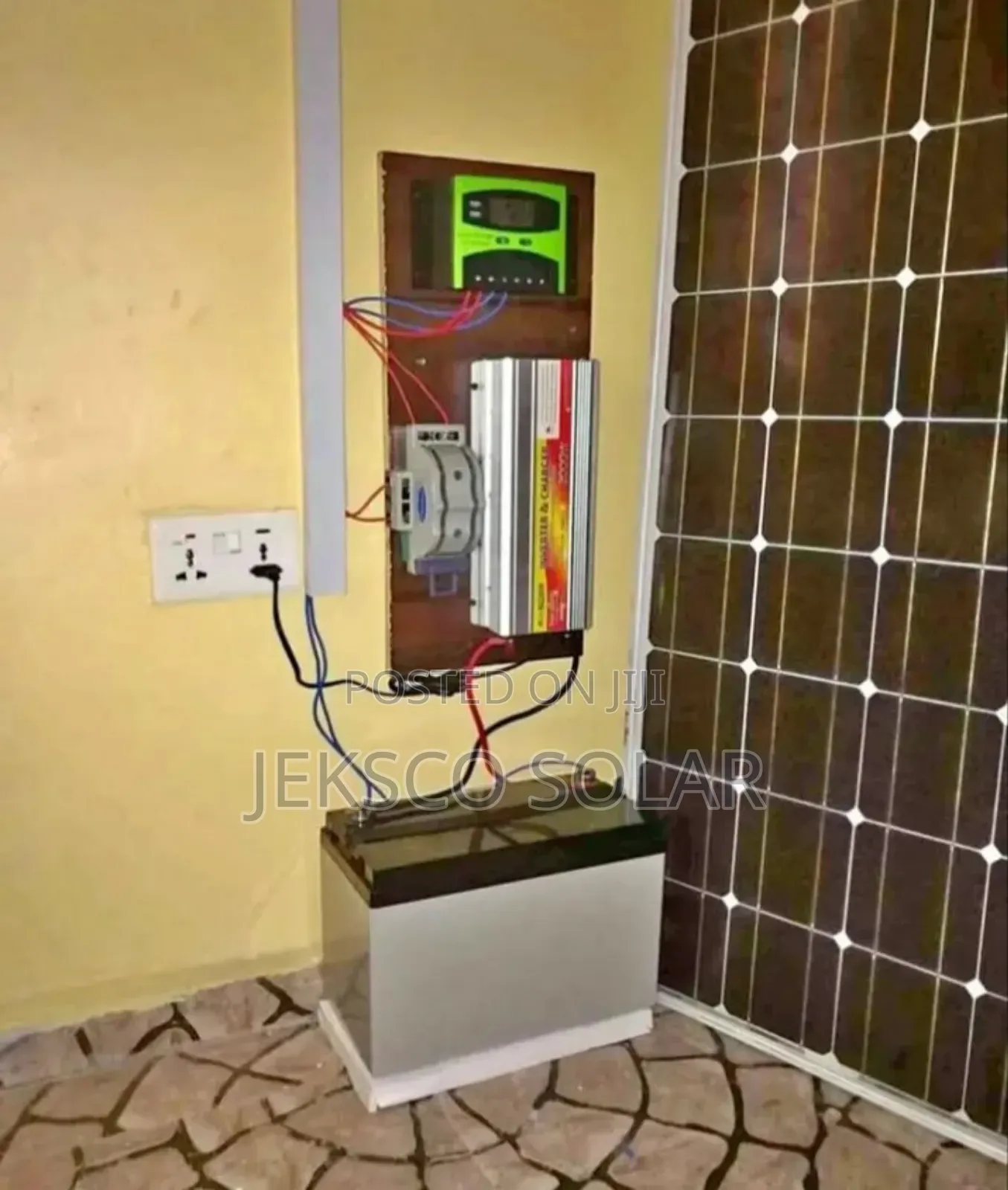 Solar 3000watts Sachet Inverter Set Up.
