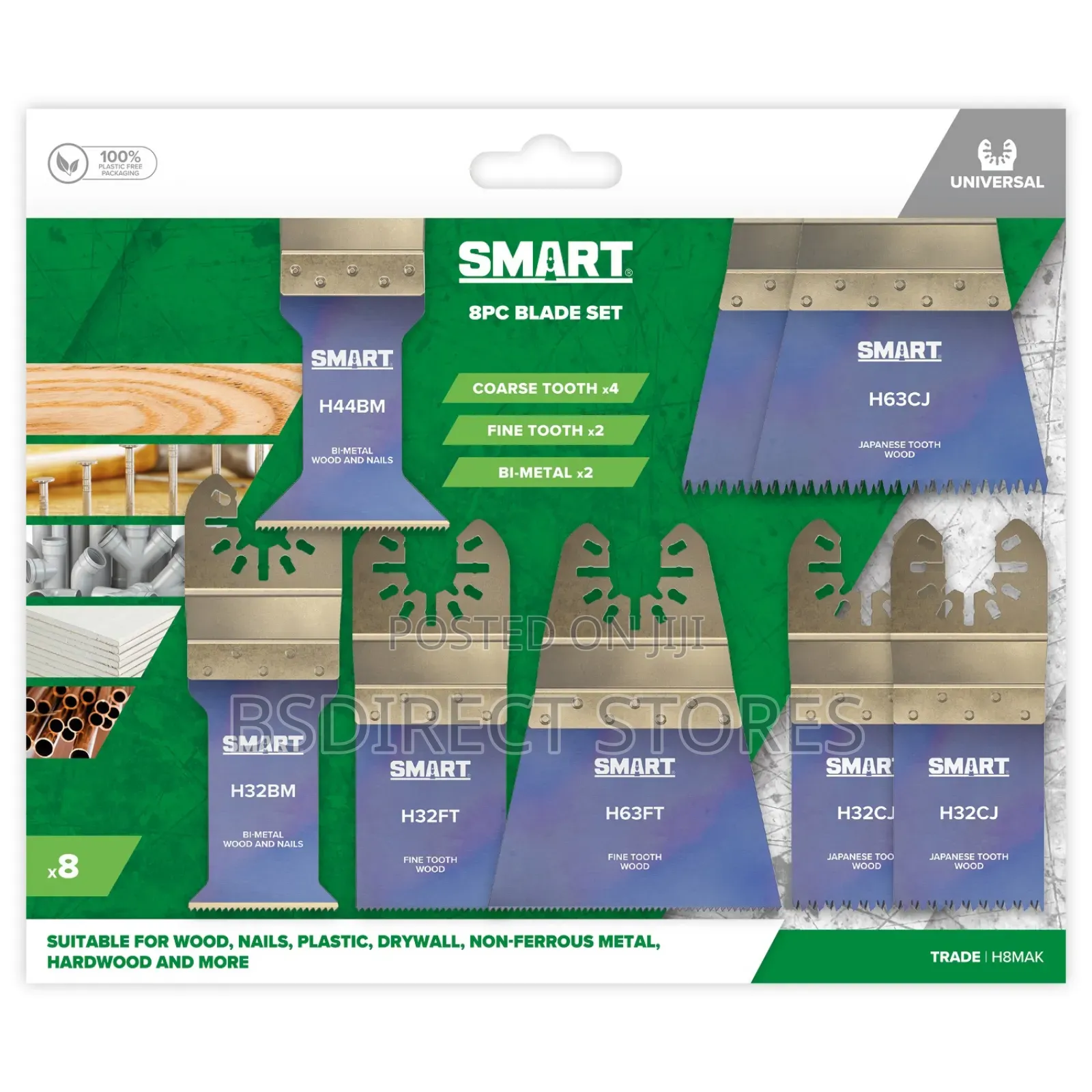 Smart Trade Series Universal 8 Piece Blade Assortment Kit