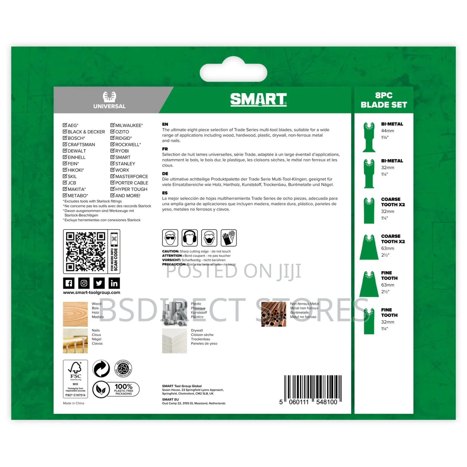Smart Trade Series Universal 8 Piece Blade Assortment Kit