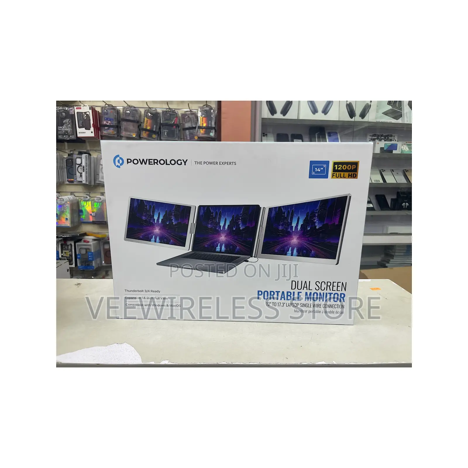 Powerology Dual Screen Laptop Extender