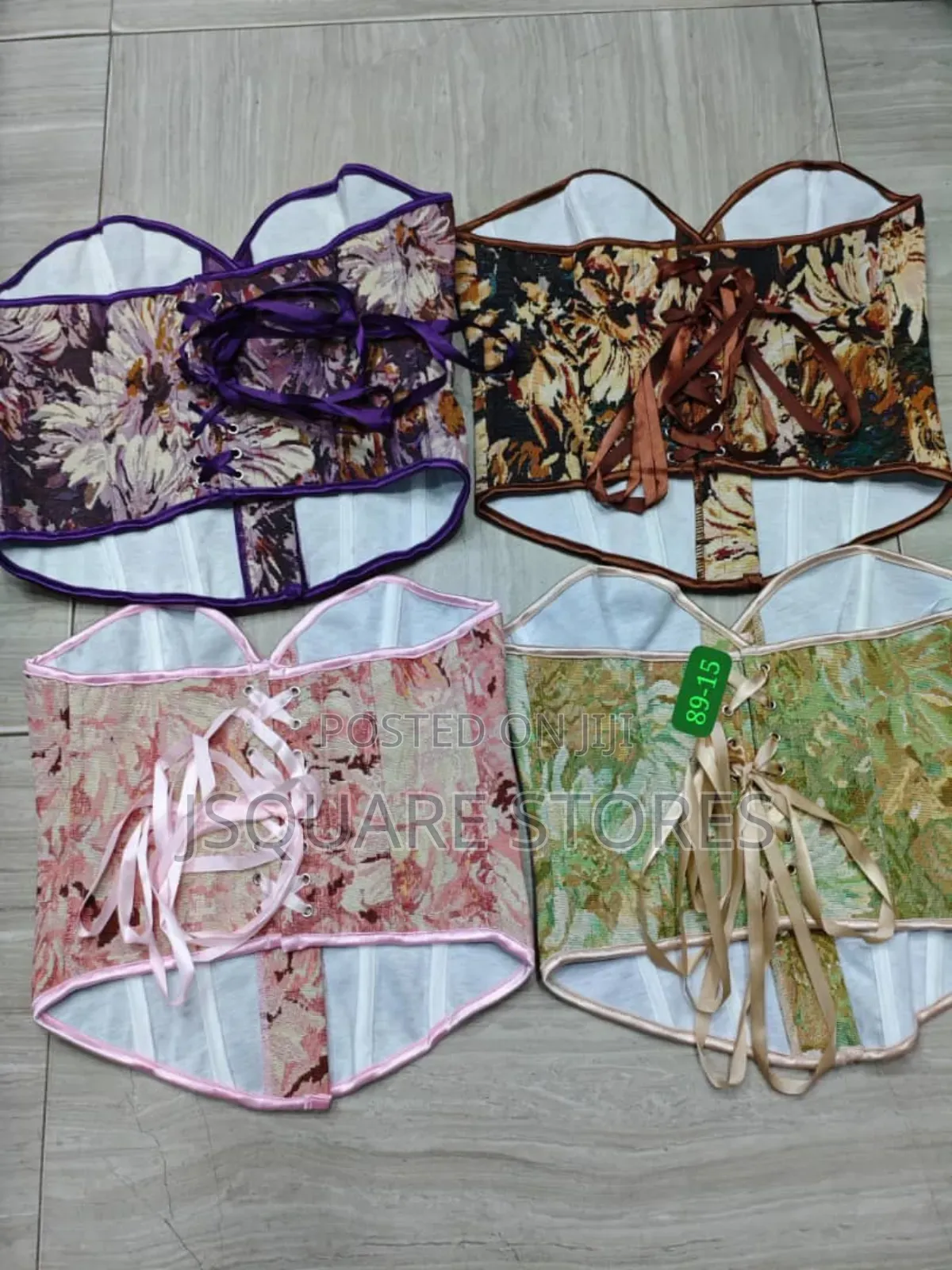 Luxury Multiple Coloured Corset Tops