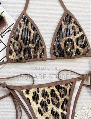 Leopard Print Bikini Set