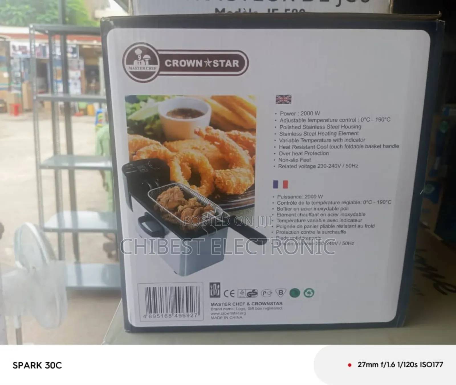 Crown Star Deep Fryer
