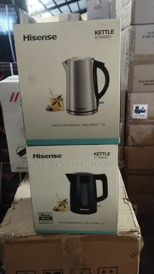 Hisense Kettle 1.7l Stainless Steel 2200w (H17ksss1)