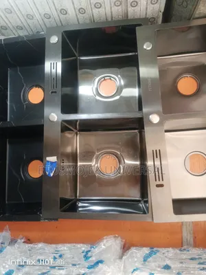 High Quality Modern Kitchen Twin Sink and Tap